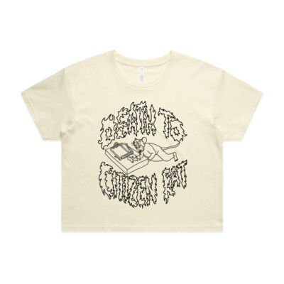 DEATH TO CITIZEN RAT CROP | BLACK PRINT Thumbnail